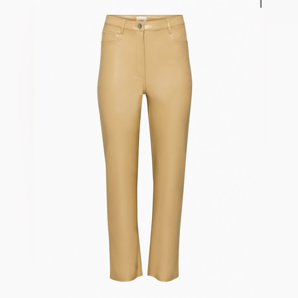 High-waisted Vegan Leather pants from Aritzia - Wilfred Free